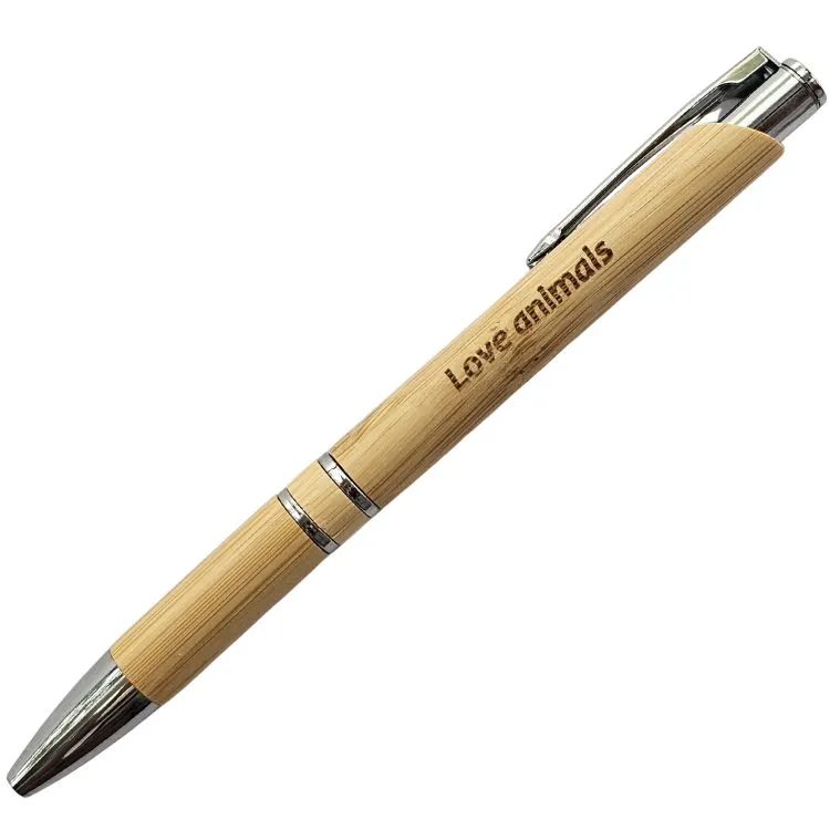 custom bamboo pen with name